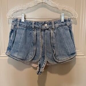 Free People We The Free Prince Street Denim Shorts Size 27